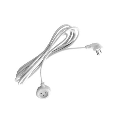 Power extension cable LUGGAR Extension Power Cord 10m XS-EX-10 Color:white Power extension cable LUGGAR Extension Power Cord 10m XS-EX-10 Color:white