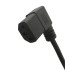 כבל מתח Power Cord L Plug CABLE-K-L צבע שחור..