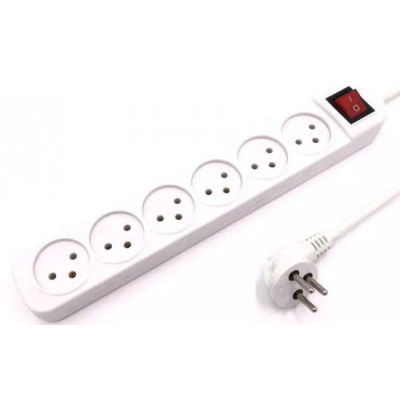 Preorder: Multi Soket Luggar 6 Power Multi Soket 1.5x3mm 3m + power swith XS-MS-63 Preorder: Multi Soket Luggar 6 Power Multi Soket 1.5x3mm 3m + power swith XS-MS-63