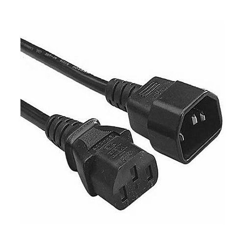 כבל מתח לאל פסק Extender Power Cord CABLE-E צבע שחור..