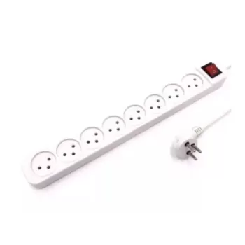 8-outlet power splitter with extension cord Luggar 8 Power Multi Soket 1.5x3mm 8-outlet power splitter with extension cord Luggar 8 Power Multi Soket 1.5x3mm