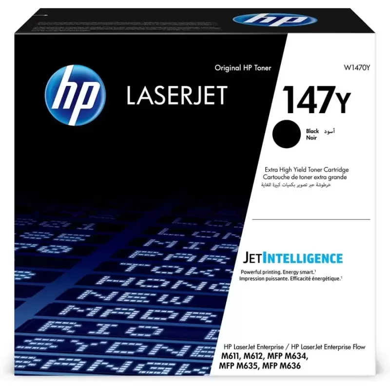 Printer Toner HP W1470Y 147Y M611/612 W1470Y