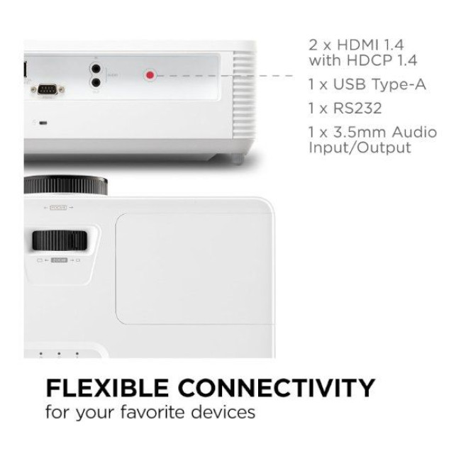 Projector ViewSonic PX704HD Lamp 4,000 Lumens FHD 2XHDMI Speakers PX704HD