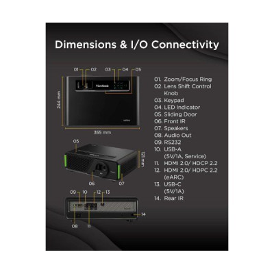 Projector ViewSonic X1-4K PRO 4K Led HDR Gaming Smart GoogleTV WIFI X1-4K PRO Projector ViewSonic X1-4K PRO 4K Led HDR Gaming Smart GoogleTV WIFI X1-4K PRO