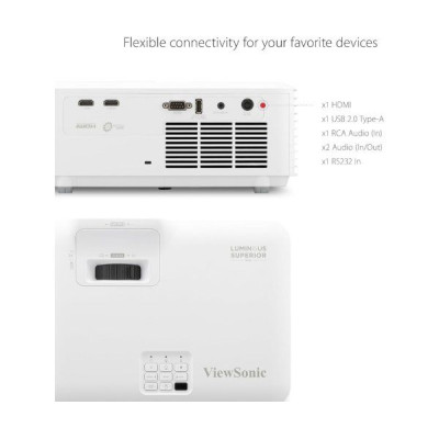 Projector ViewSonic LS740HD Laser 5,000 Lumens FHD 2XHDMI Speakers LS740HD Projector ViewSonic LS740HD Laser 5,000 Lumens FHD 2XHDMI Speakers LS740HD