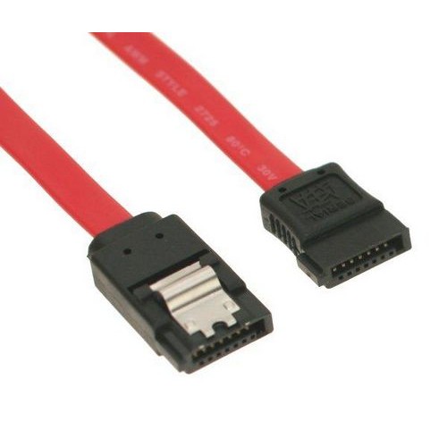 Кабель SATA Data Cable 6Gbps With Clip E-SATA-6G..