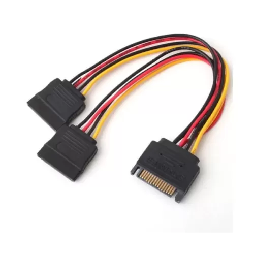 Разветвитель Питания Sata Male to 2 Sata Female E-SATA-P2