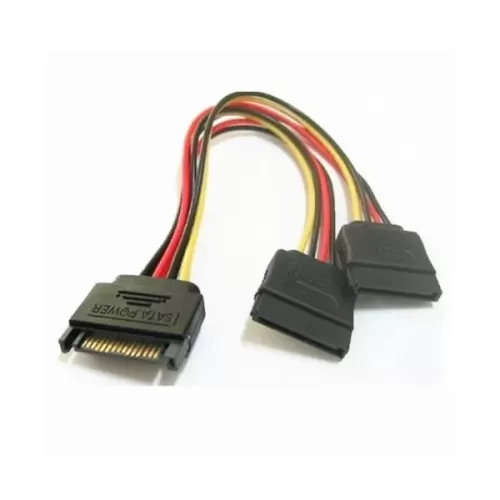 Разветвитель Питания Sata Male to 2 Sata Female E-SATA-P2