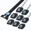 כבל IPPON MCIO X8 to 8xSATA 50cm Data CST-MS708