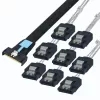 כבל IPPON MCIO X8 to 8xSATA 50cm Data CST-MS708