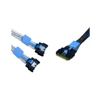Кабель Gigabyte MCIO SFF-8654 x8 to 2x MCIO x4 SFF-TA-1016 25CF9-670721-A4R