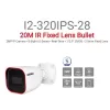 מצלמת צינור Provison IP 2MP 3.6mm Fixed IP67 SD Card 20m IR I2-320IPSN-36 צבע לבן