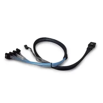 Кабель Mini SAS SFF-8087 Straight to 4 SATA W/SB 60CM 26H12323601A0