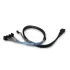 Кабель Mini SAS SFF-8087 Straight to 4 SATA W/SB 60CM 26H12323601A0