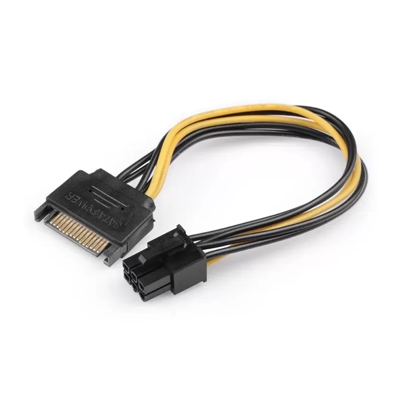 Кабель Gold Touch 15Pin SATA Power to PCIe 6Pin Graphic Card E-SATA-6PIN