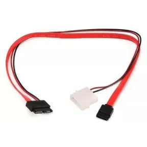 כבל SATA ל SLIM SATA וחשמל SATA to Slimline SATA & Power Cable CABLE-23SL כבל SATA ל SLIM SATA וחשמל SATA to Slimline SATA & Power Cable CABLE-23SL