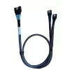 Кабель Amphenol SlimSAS SFF-8654 x8 to 2x SFF-8654 x4 RSL74-9219