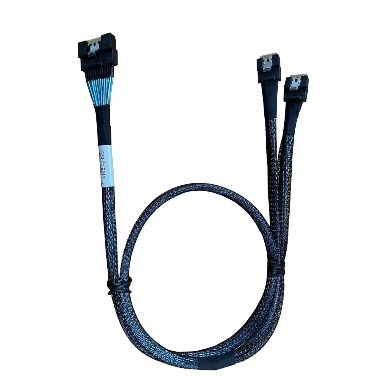 Cable Amphenol SlimSAS SFF-8654 x8 to 2x SFF-8654 x4 RSL74-9219