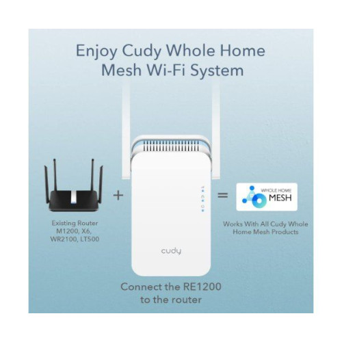 Range Extender CUDY AC1200 Dual Band RE1200 RE1200-IL