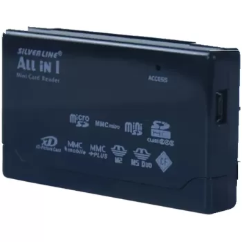 קורא כרטיסים Silver Line EL-650 All in 1 7290013004666 צבע שחור
