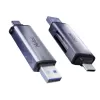 Card Readers Netac WK13 USB3.0+TYPE-C Msd/SD NT09WK13-30GR Color:gray