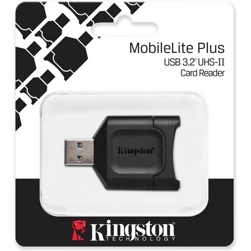 Card Readers Kingston MobileLite Plus MLP USB 3.2 UHS-II SD MLP Color:black