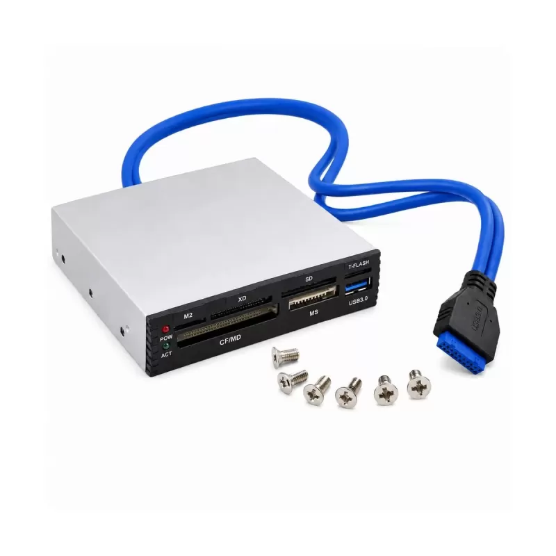 IPPON Premium 3.5" Front Bay Card Reader with USB 3.0 BW-P0055A