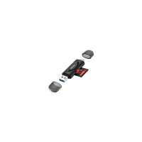 Картридер Netac WK14 USB3.0+TYPE-C Msd/SD черный NT09WK14-30BK Картридер Netac WK14 USB3.0+TYPE-C Msd/SD черный NT09WK14-30BK