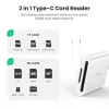 Card Readers UGREEN USB-C to SD+TF CM265 white 60724
