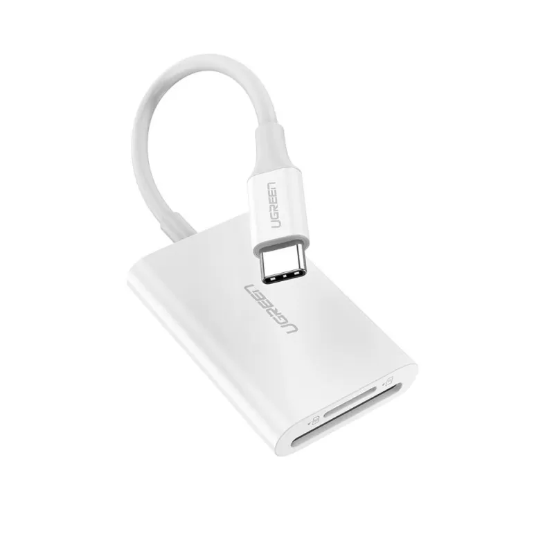 Card Readers UGREEN USB-C to SD+TF CM265 white 60724