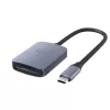 Card Readers Netac WK12 usb 3.0 Type-C mSD/SD NT09WK12-30GR Color:gray