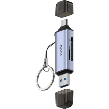 Картридер CUDY 2-IN-1 Dual USB 3.0 SD/TF UH200.. Картридер CUDY 2-IN-1 Dual USB 3.0 SD/TF UH200..