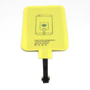 Mobile phone accessory Gold Touch Micro USB Wireless Charging Receiver E-AD-S