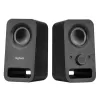 רמקולים סטריאו Logitech Z150 שחור רמקולים סטריאו Logitech Z150 שחור
