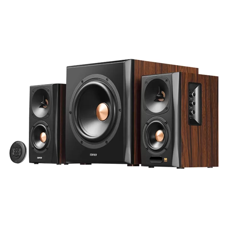 מערכת רמקולים עם סאב וופר Edifier 2.1 S360DB 155W Bluetooth חום