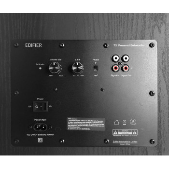 Активный сабвуфер Edifier T5 70W Цвет:черный Активный сабвуфер Edifier T5 70W Цвет:черный