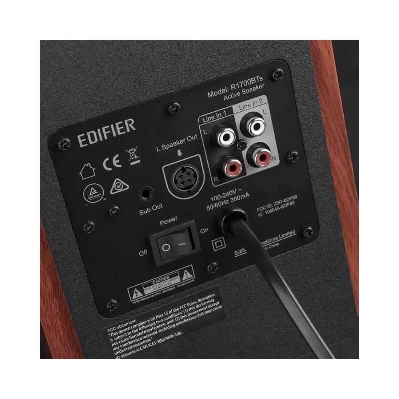 Speakers Edifier 2.0 RLGA1700BTs 66W Bluetooth Brown Speakers Edifier 2.0 RLGA1700BTs 66W Bluetooth Brown
