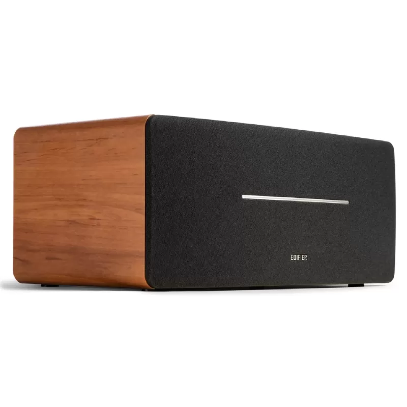 רמקול סטריאו Edifier D12 70W Bluetooth חום צבע עץ