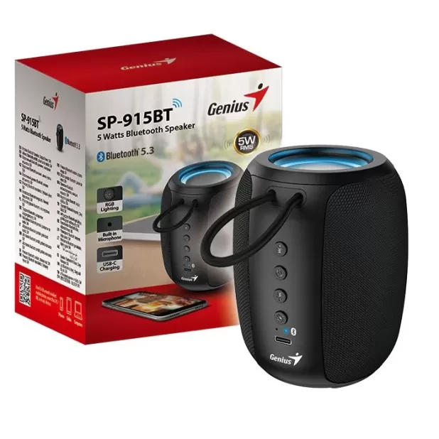 Колонка Bluetooth Genius SP-915BT black