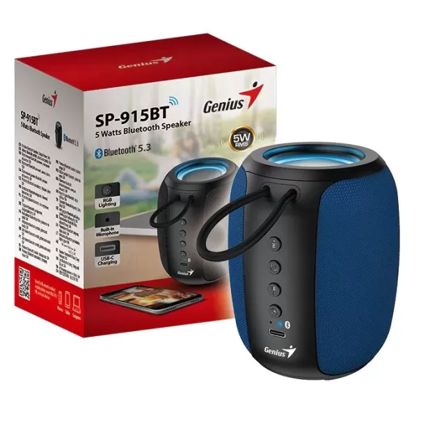 רמקול Bluetooth Genius SP-915BT כחול