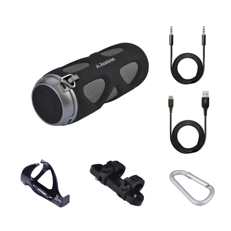 Portable Speaker Avantree Cyclone Outdoor Wireless Speaker AV-BTSP-WP400-BLK Color:black