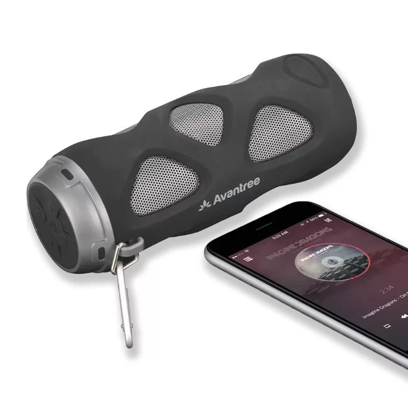 Portable Speaker Avantree Cyclone Outdoor Wireless Speaker AV-BTSP-WP400-BLK Color:black