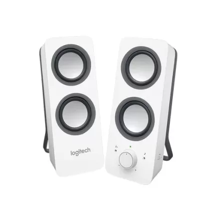 רמקולים Logitech Z200 לבן, אפור רמקולים Logitech Z200 לבן, אפור