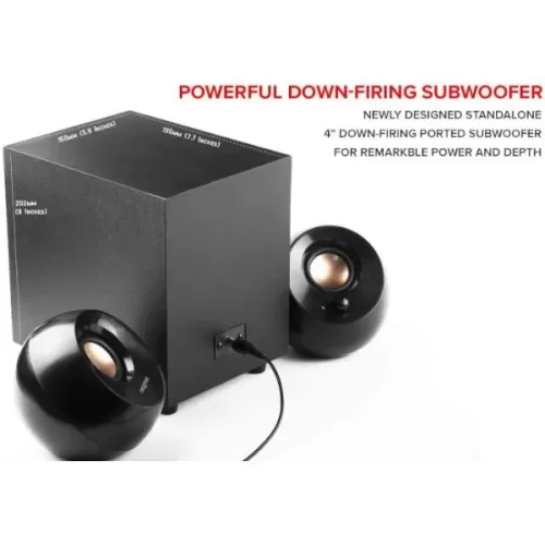 Gaming Speakers 2.1 Creative Pebble Plus Color:black