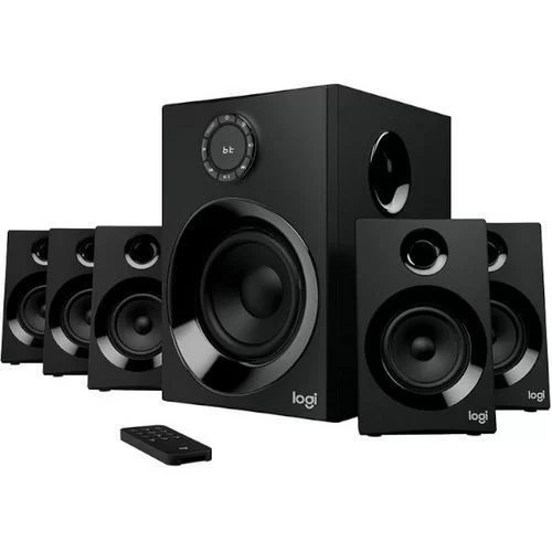 סט רמקולים עוצמתיים כולל סאבוופר סראונד Bluetooth Logitech Z607 5.1 SURROUND SOUND SPEAKER SYSTEM צבע שחור סט רמקולים עוצמתיים כולל סאבוופר סראונד Bluetooth Logitech Z607 5.1 SURROUND SOUND SPEAKER SYSTEM צבע שחור