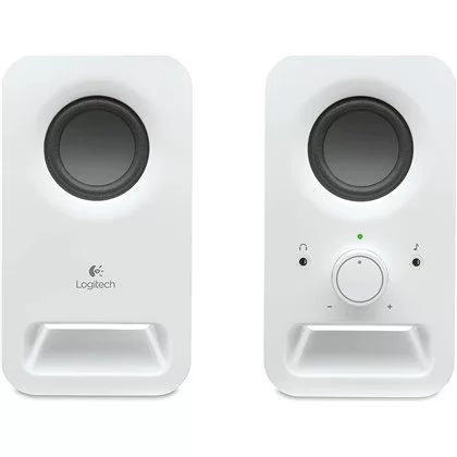 רמקולים סטריאו Logitech Z150 לבן רמקולים סטריאו Logitech Z150 לבן