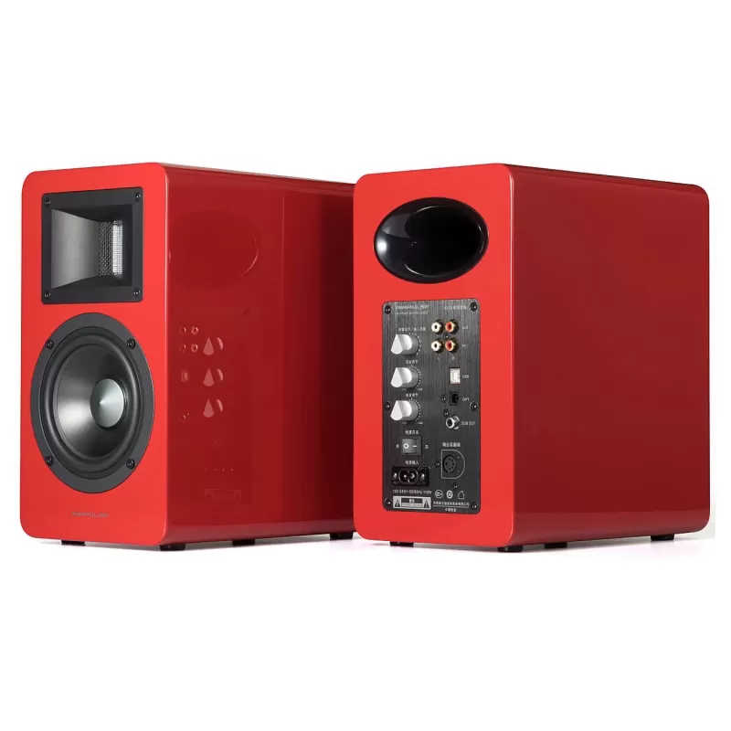 רמקולים AIRPULSE A100 100W Bluetooth אדום רמקולים AIRPULSE A100 100W Bluetooth אדום