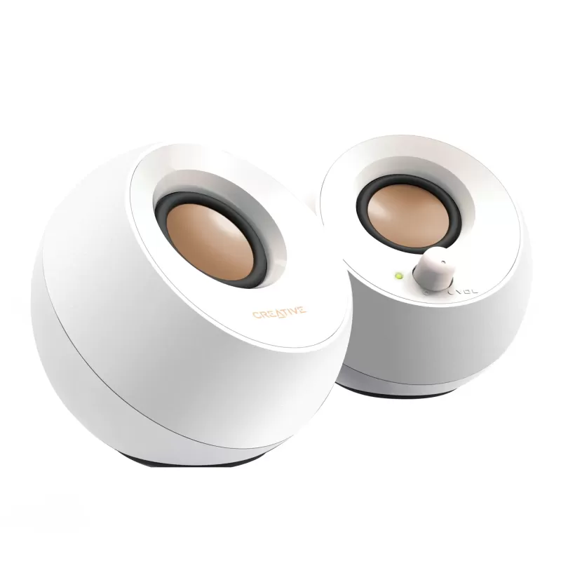 רמקולים Creative Pebble Creative Pebble צבע לבן