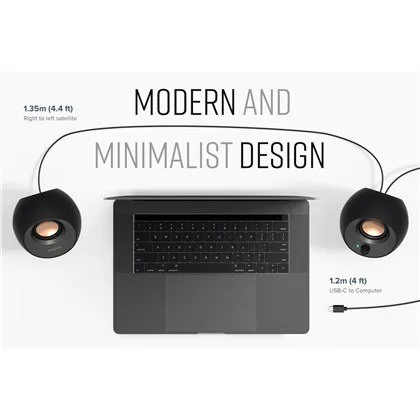 Speakers Creative Pebble V3 2.0 USB-C Bluetooth Speakers 51MF1700AA003