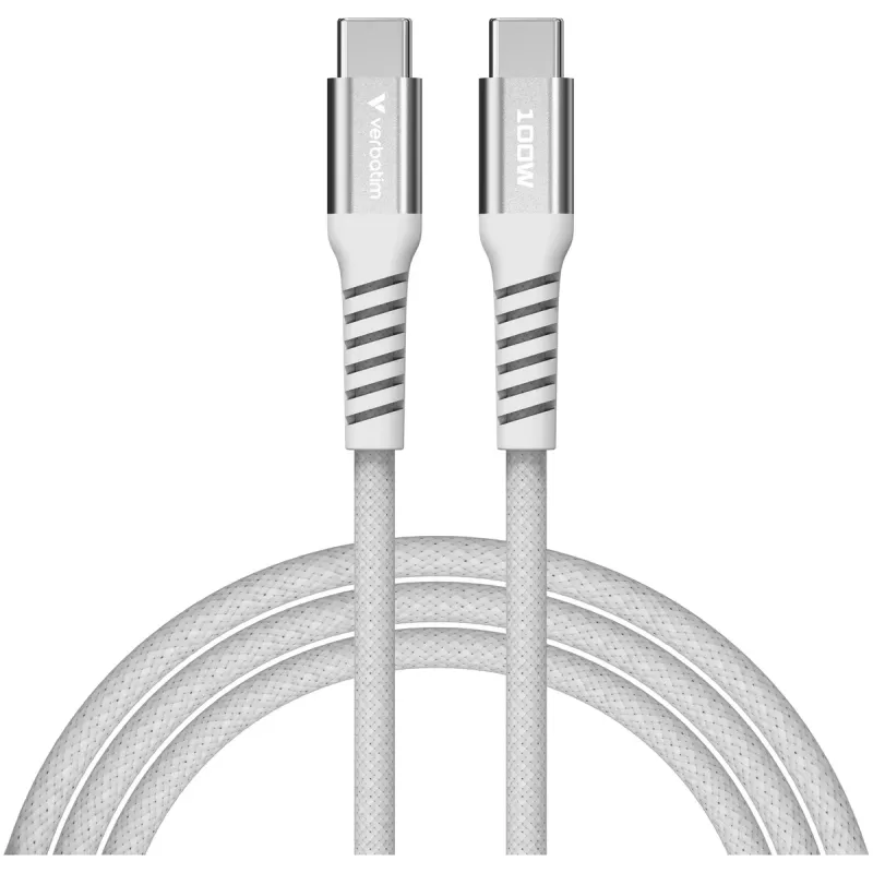 Кабель Verbatim Sync & Charge Magnetic Cable USB-C to USB-C 100W 1.2m gray